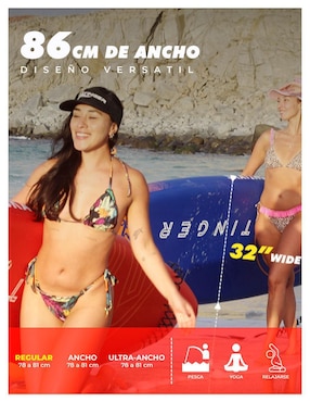 Tabla surf Level Fitness Interstellar red adulto