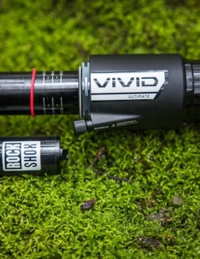 Componentes Rock Shox de metal para montaña