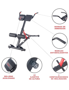Banco para entrenamiento Sunny Health & Fitness SF-BH620062