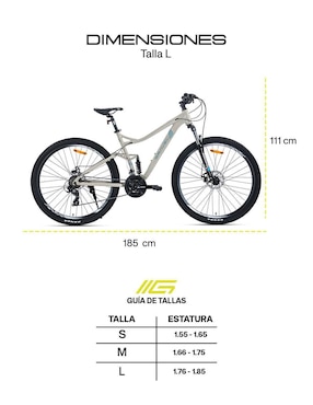 Bicicleta de montaña Gravel rodada 29 Everest unisex