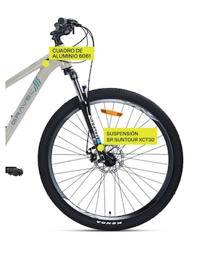 Bicicleta de montaña Gravel rodada 29 Everest unisex