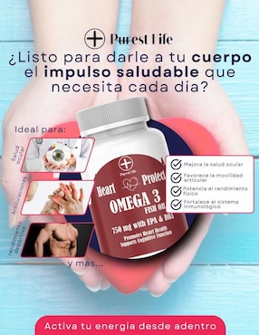 Suplemento de aceite de pescado Omega 3 Fit Nutrition cápsulas