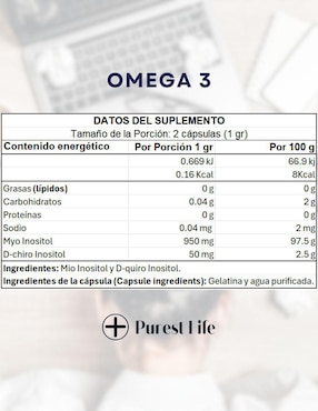 Suplemento de aceite de pescado Omega 3 Fit Nutrition cápsulas