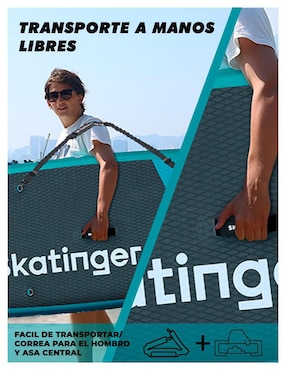 Tabla surf Level fitness paddle jade adulto