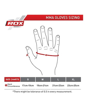 Guantes para Arte Marcial RDX unisex