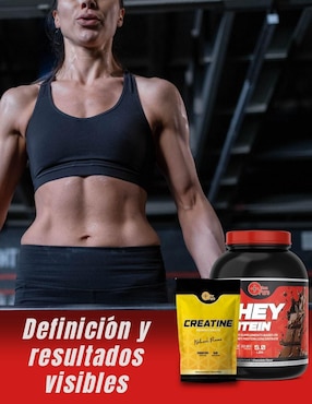 Kit de suplementos alimenticios Whey Protein + Creatina Monohidratada Fit Nutrition