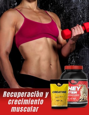 Kit de suplementos alimenticios Whey Protein + Creatina Monohidratada Fit Nutrition