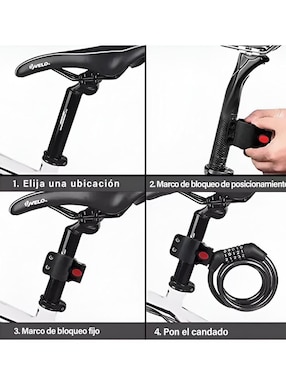 Candado de cable de combinación Xtellar