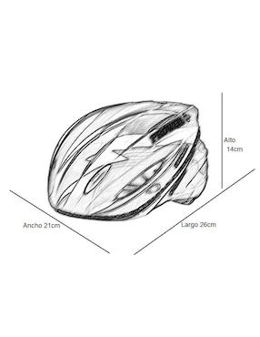 Casco medio para ciclismo Prowell unisex