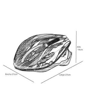Casco medio para ciclismo prowell unisex