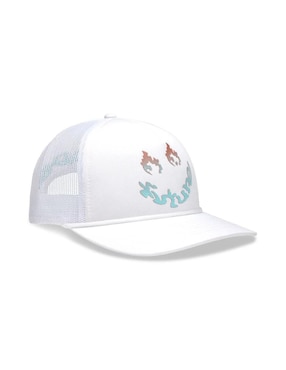 Gorra visera curva snapback Fox Racing Trucker para mujer