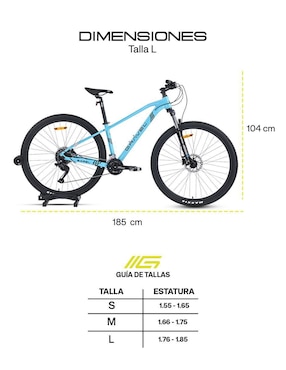 Bicicleta de montaña Gravel rodada 29 unisex