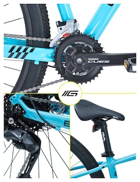 Bicicleta de montaña Gravel rodada 29 unisex