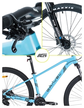 Bicicleta de montaña Gravel rodada 29 unisex
