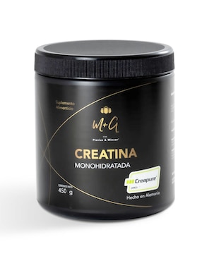 Creatina Monohidratada Micronizada Creapure Plenius&Winner con Creatina Monohidratada de 450 g