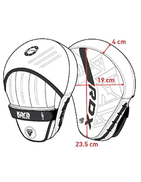 Manopla box RDX adulto kara F6