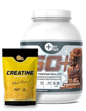Kit de suplementación Fit Nutrition con proteína whey y creatina monohidratada sabor chocolate de 2.2 kg