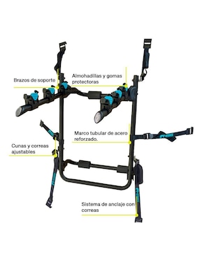 Rack porta bicicleta para auto Gravel Genesis Pro
