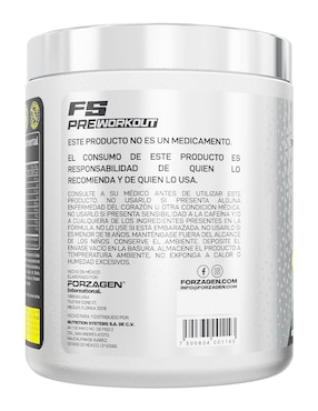 Pre-entreno F5 Forzagen con cafeína sabor mora azul de 315 g