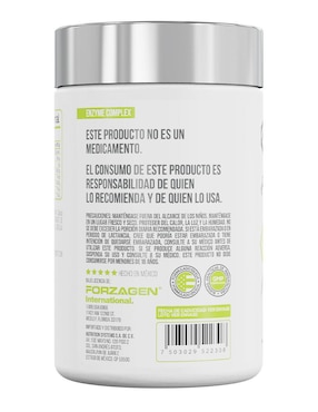 Enzyme Complex Forzagen con enzimas de papaya sin sabor de 60 cápsulas
