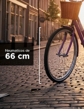 Bicicleta urbana Vanlig rodada 26 para mujer