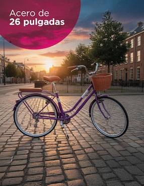 Bicicleta urbana Vanlig rodada 26 para mujer