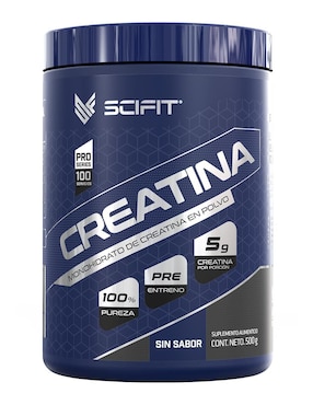 Creatina monohidrato de alta pureza SCIFIT 500 g