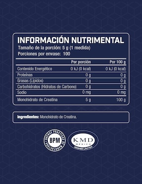 Creatina monohidrato de alta pureza SCIFIT 500 g