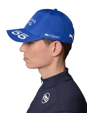 Gorra visera curva snapback para motorsport Puma Williams Racing F1 unisex