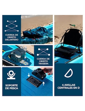 Tabla surf Level Fitness Surf Fishing Sup adulto