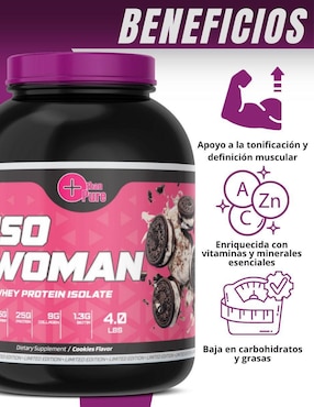 Iso Woman Fit Nutrition con colageno sabor galleta de 1.8 kg