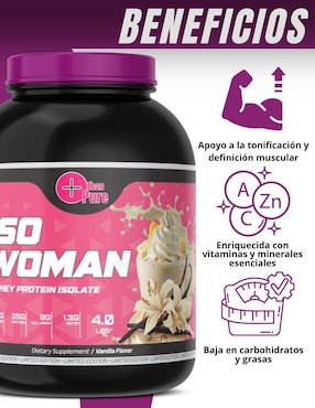 Kit de suplementos alimenticios Proteina ISO Woman + Creatine Fit Nutrition