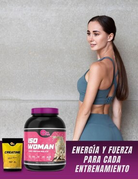Kit de suplementos alimenticios Proteina ISO Woman + Creatine Fit Nutrition