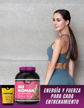 Kit de suplementos alimenticios Proteina ISO Woman + Creatine Fit Nutrition