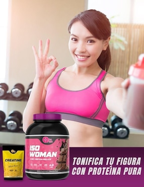 Kit de suplementos alimenticios Proteina ISO Woman + Creatine Fit Nutrition