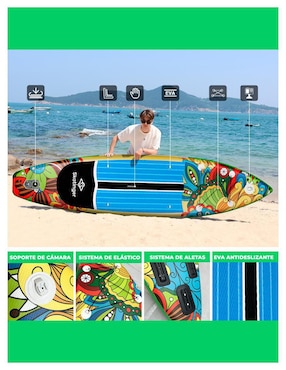 Tabla surf Level Fitness Surf Paddle Sylva adulto