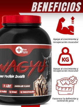 Aislado de proteína de carne de res Fit Nutrition con proteína sabor chocolate de 2.2 kg
