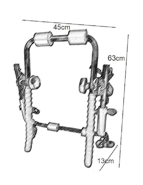 Rack porta bicicleta para auto Stark Rack
