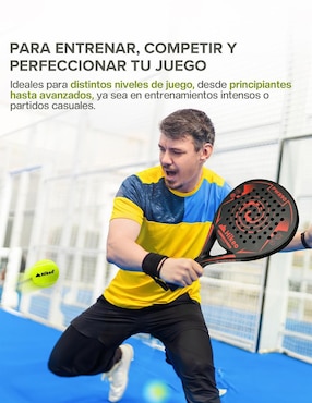Set de pelotas Hikeo para pádel adulto