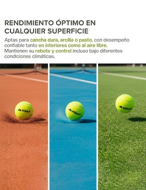 Set de pelotas Hikeo para pádel adulto