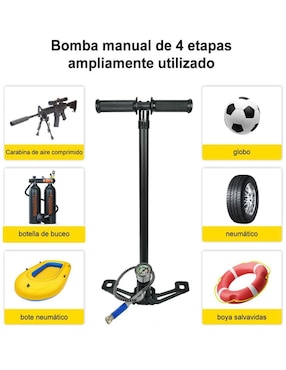Bomba de aire manual Lab.G para fútbol