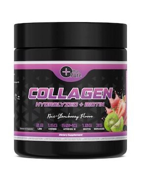 Colágeno hidrolizado biotina More Than Pure sabor kiwi de 300 g