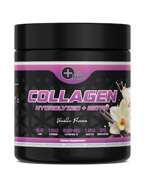 Colágeno hidrolizado biotina More Than Pure sabor vainilla de 300 g