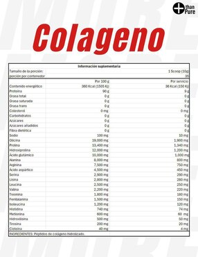 Colágeno hidrolizado biotina More Than Pure sabor vainilla de 300 g