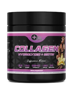 Colágeno hidrolizado biotina More Than Pure sabor capuccino de 300 g