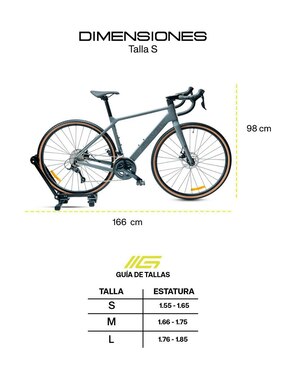 Bicicleta de montaña Gravel rodada 700 Tucson unisex
