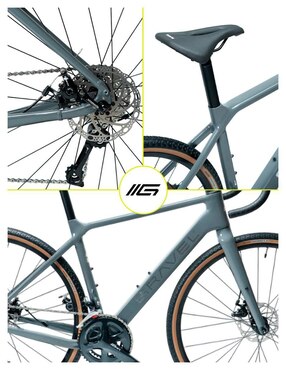 Bicicleta de montaña Gravel rodada 700 Tucson unisex