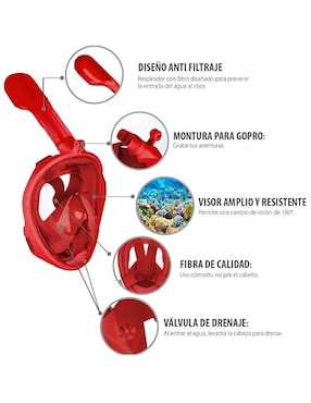 Visor de buceo Xtellar adulto