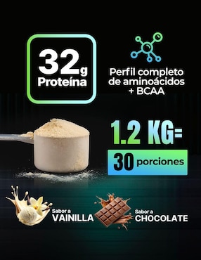 Proteína vegana Amarte Labs sabor vainilla de 1.2 kg