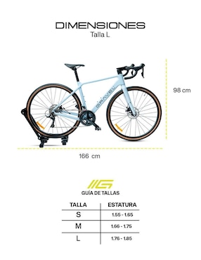 Bicicleta de montaña Gravel rodada 700 unisex